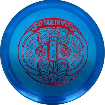 Westside Discs Hatchet Westside Discs Hatchet - VIP-X Chameleon - Matt Orum Tour Series / 174g - Blue (Red Shatter) - Skyline Disc Golf