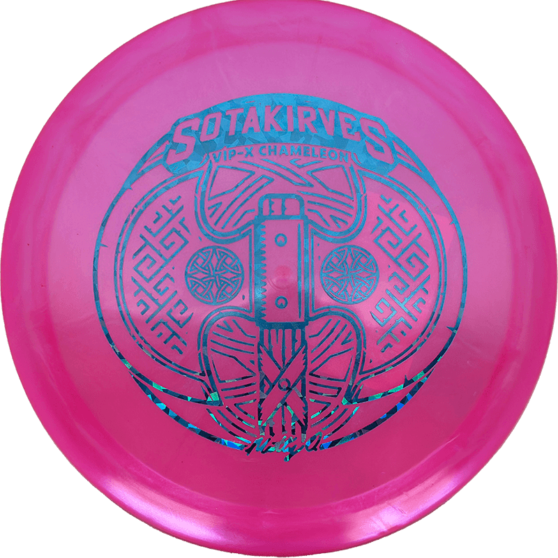 174g - Pink (Blue Shatter) VIP - X Chameleon - Matt Orum Tour Series Westside Discs Hatchet - Skyline Disc Golf
