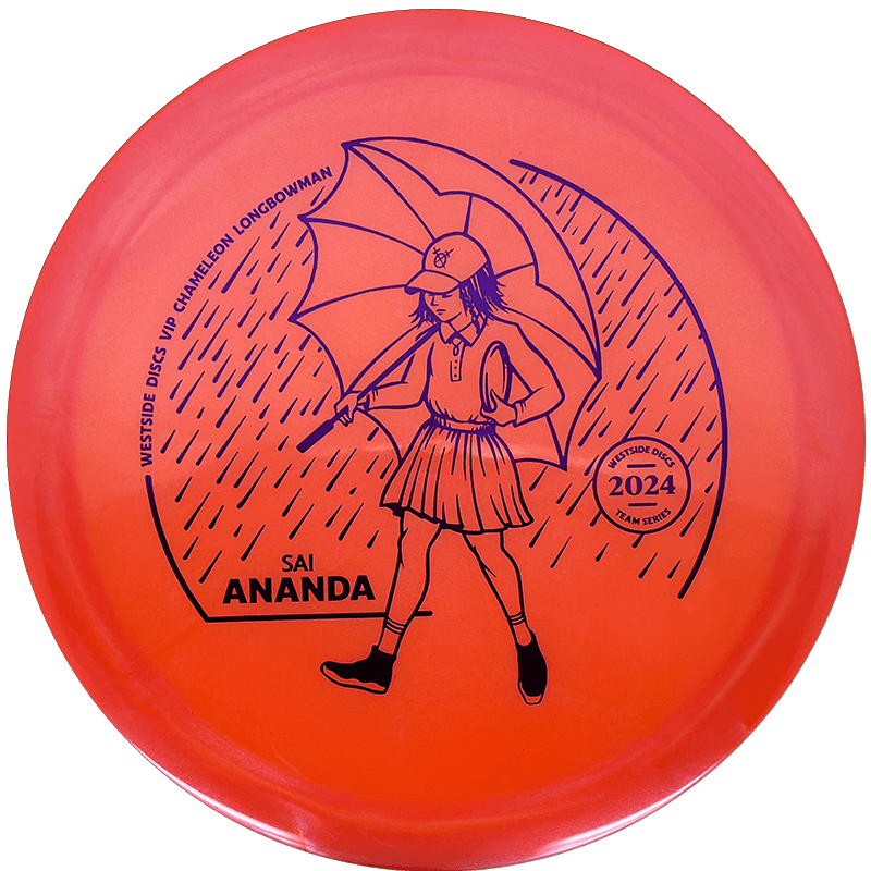 Westside Discs Longbowman Westside Discs Longbowman - VIP Chameleon / 175g - Orange (Purple) - Skyline Disc Golf