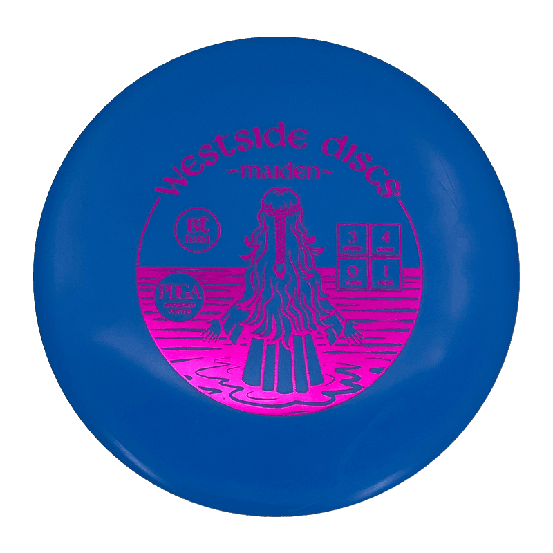 Westside Discs Maiden Westside Discs Maiden - BT Hard / 173g - Blue (Magenta Foil) - Skyline Disc Golf