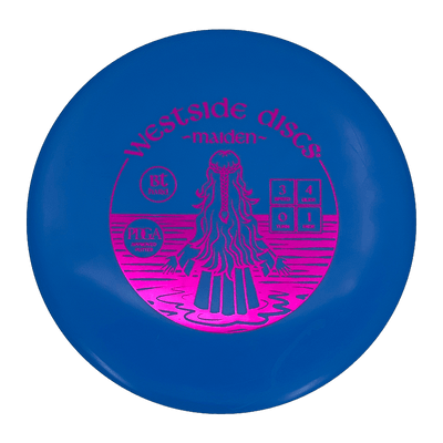 Westside Discs Maiden Westside Discs Maiden - BT Hard / 173g - Blue (Magenta Foil) - Skyline Disc Golf