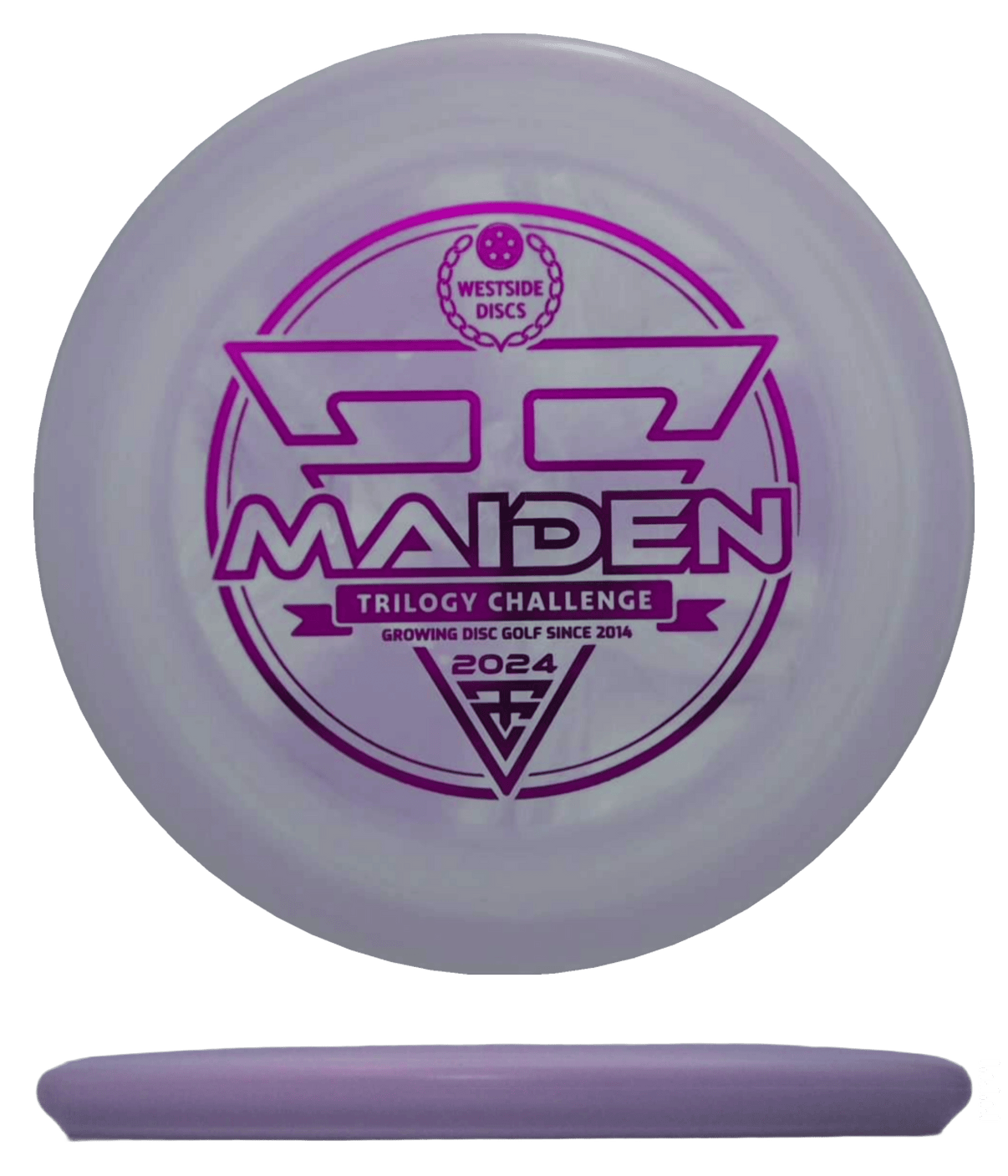 174g - Lavender (Magenta Foil) Origio Westside Discs Maiden - Skyline Disc Golf