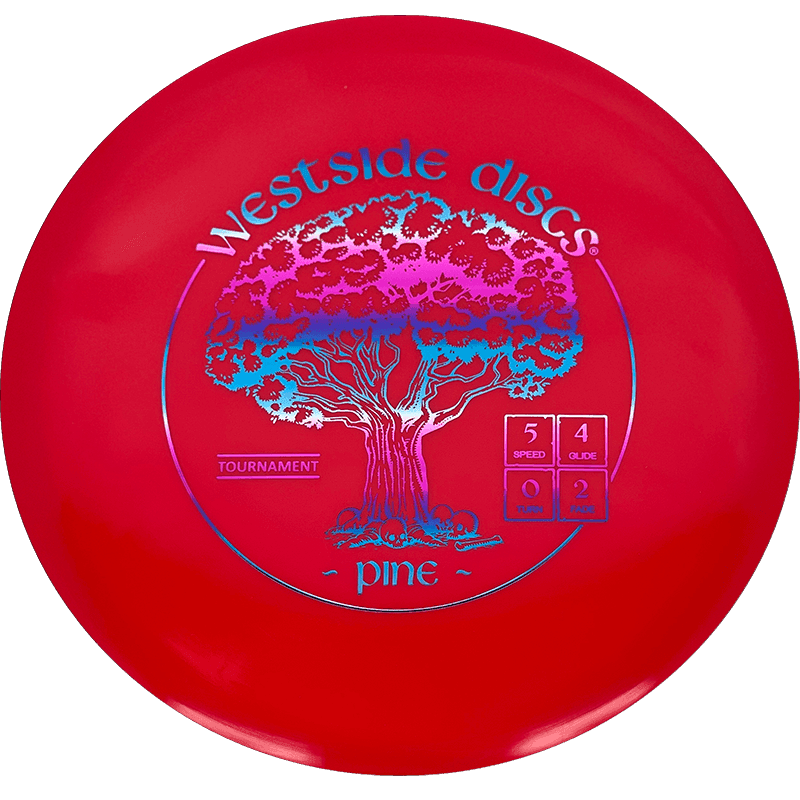 Westside Discs Pine - Tournament / 175g - Red (Blue/Silver/Pink Foil)