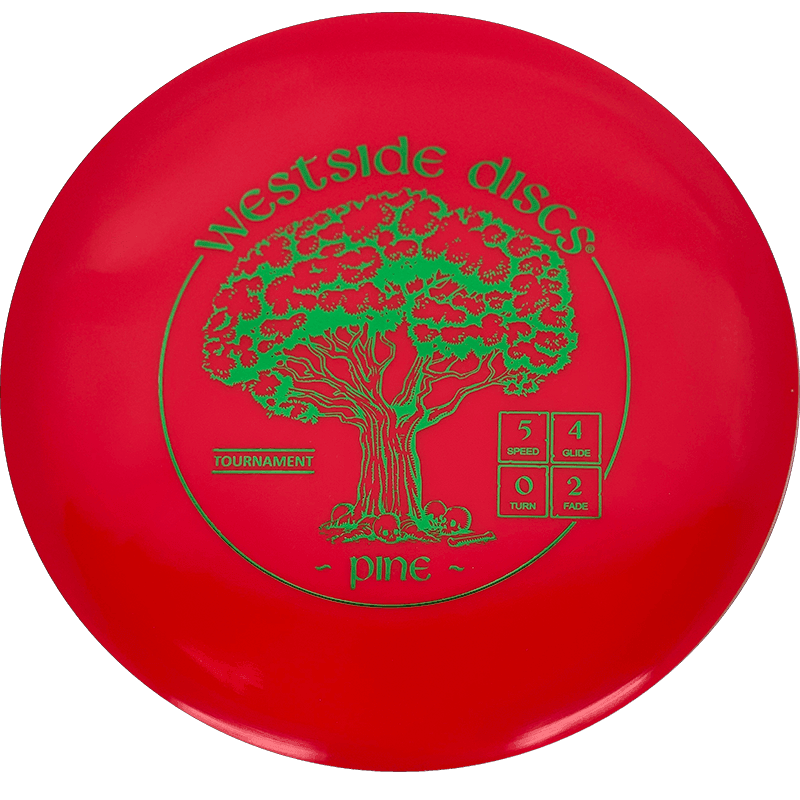 Westside Discs Pine Westside Discs Pine - Tournament / 177g - Red (Green Foil) - Skyline Disc Golf