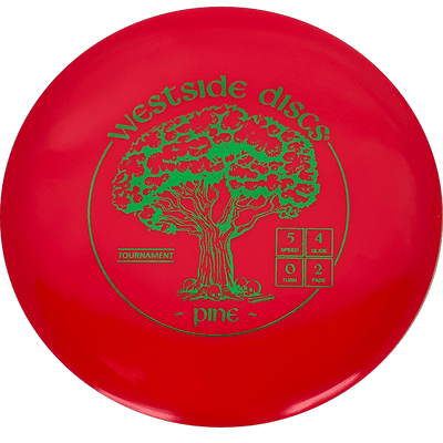 Westside Discs Pine Westside Discs Pine - Tournament / 177g - Red (Green Foil) - Skyline Disc Golf