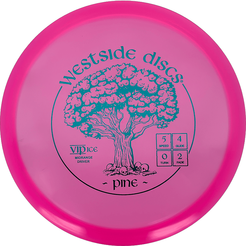 Westside Discs Pine Westside Discs Pine - VIP Ice / 178g - Pink (Teal Foil) - Skyline Disc Golf