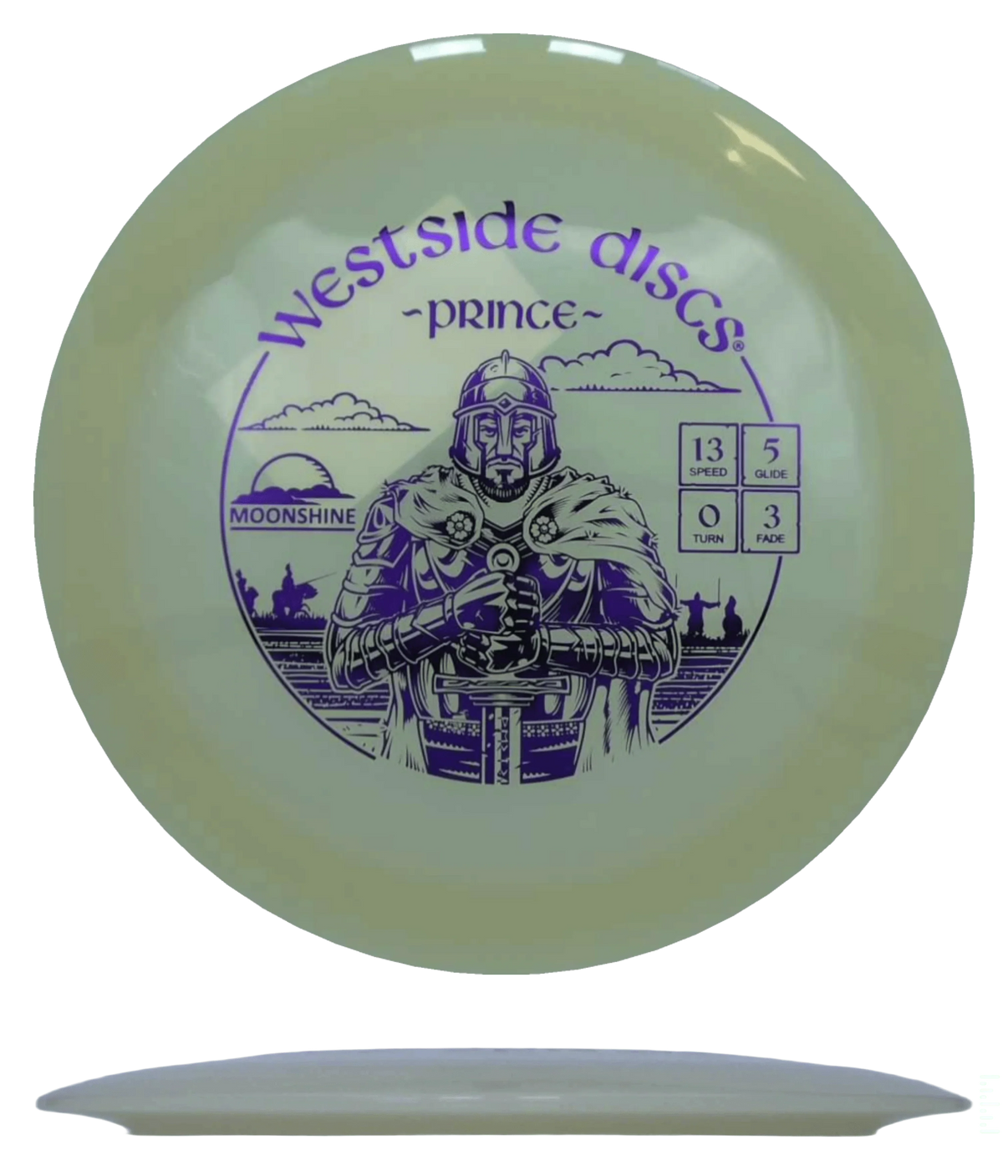 Westside Discs Prince - VIP Moonshine / 175g - Glow (Purple Foil) *102* - Skyline Disc Golf