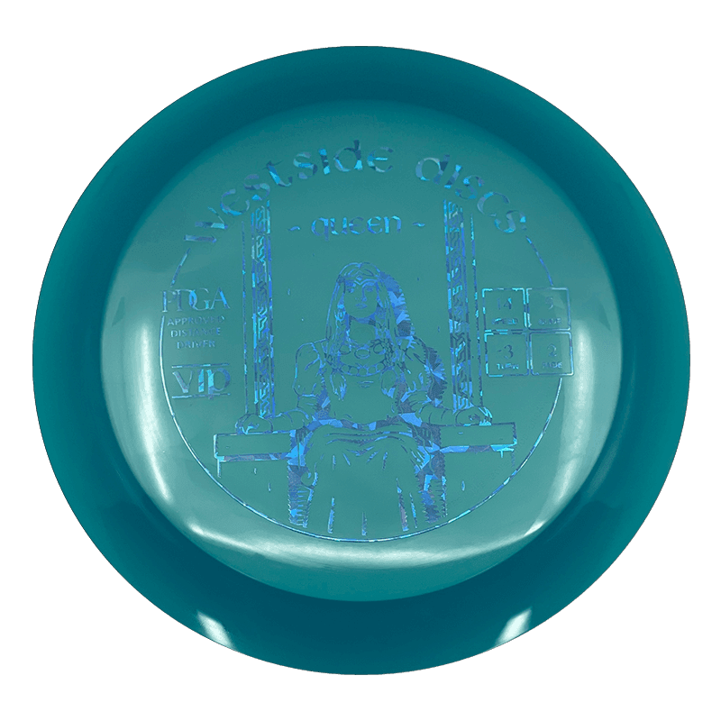 Westside Discs Queen Westside Discs Queen - VIP / 173g - Blue (Blue Shatter) - Skyline Disc Golf