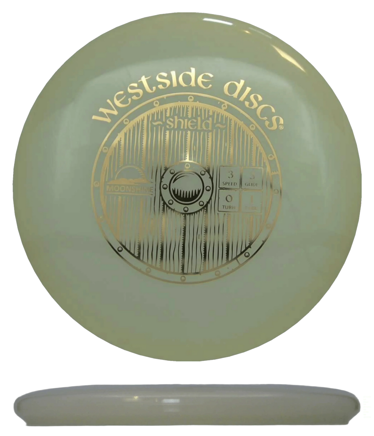 Westside Discs Shield - VIP Moonshine / 175g - Glow (Gold) *111* - Skyline Disc Golf