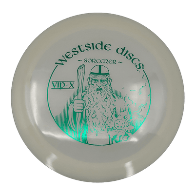 Westside Discs Sorcerer Westside Discs Sorcerer - VIP-X / 173g - White (Green Foil - Tyyni Stamp) - Skyline Disc Golf