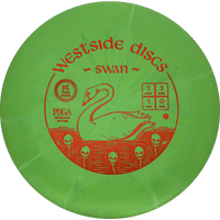 Westside Discs Swan 2 - BT Hard Burst / 175g - Light Green (Red Foil) - Skyline Disc Golf