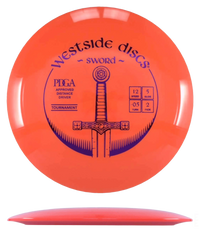 Westside Discs Sword - Tournament / 173g - Orange (Purple Foil) - Skyline Disc Golf