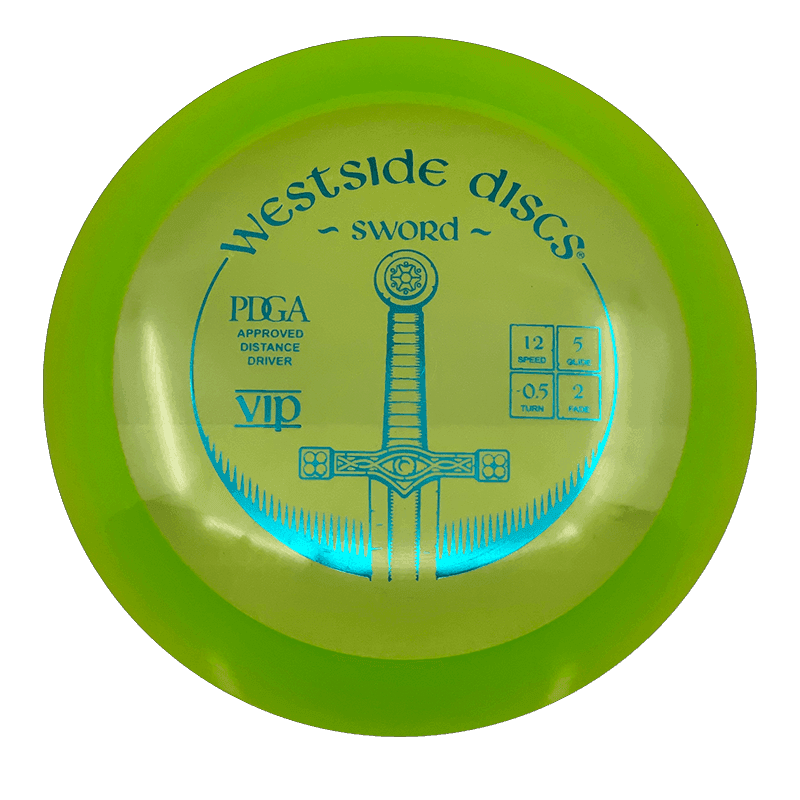 Westside Discs Sword - VIP / 169g - Green (Teal Foil)