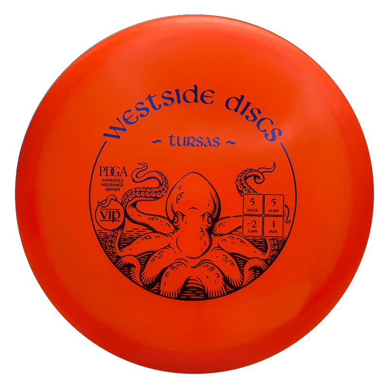 Westside Discs Tursas Westside Discs Tursas - VIP / 179g - Orange (Blue Foil) - Skyline Disc Golf