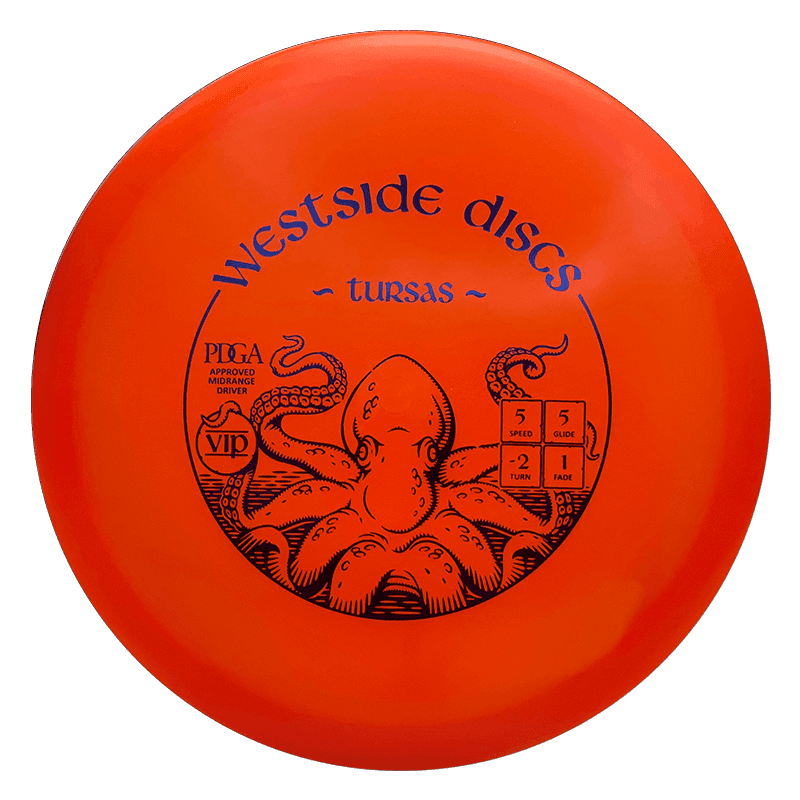 Westside Discs Tursas - VIP / 179g - Orange (Blue Foil) - Skyline Disc Golf
