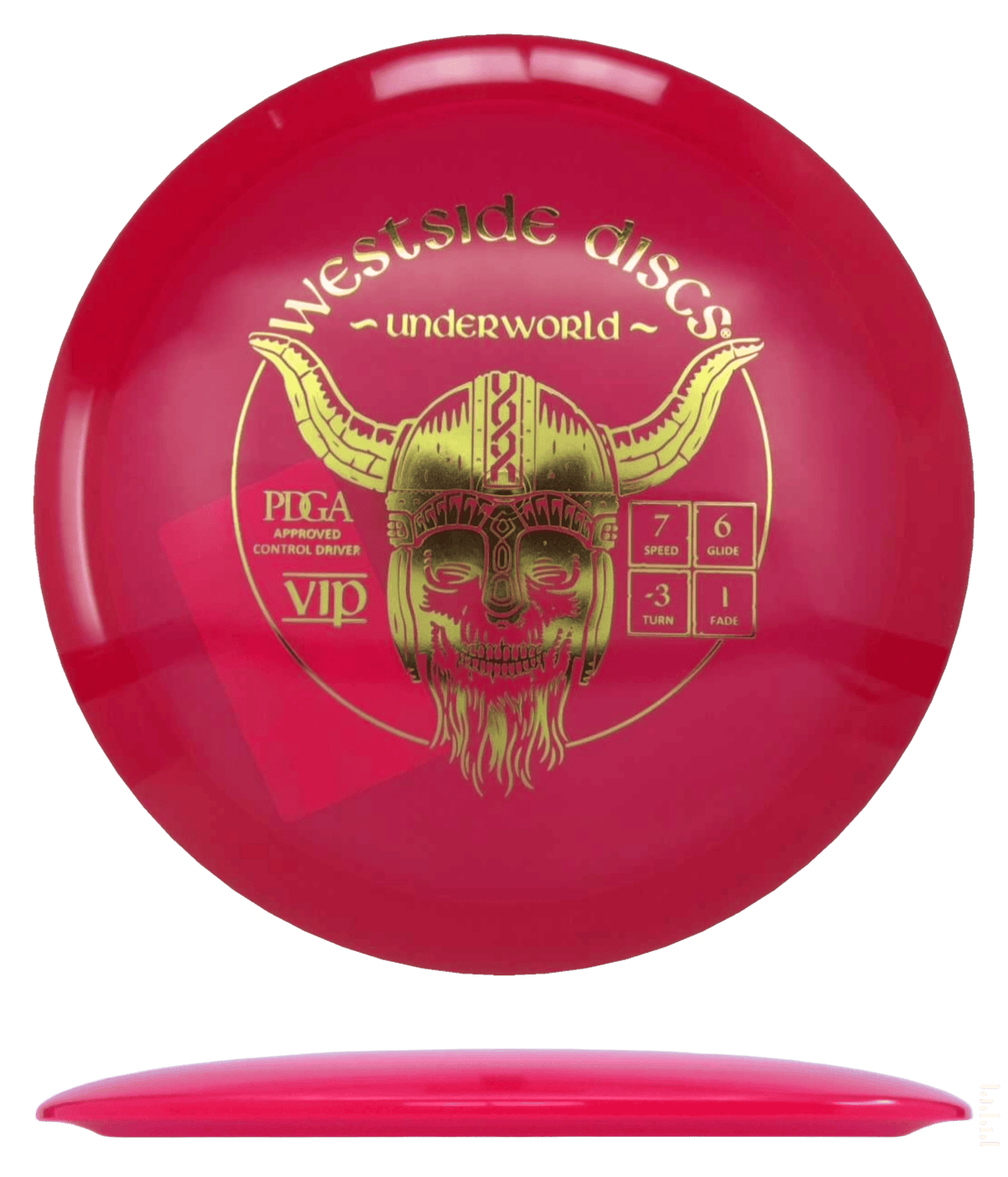 173g - Red (Gold) VIP Westside Discs Underworld - Skyline Disc Golf