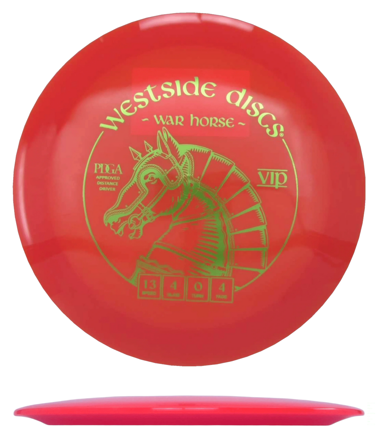 Westside Discs War Horse - VIP / 173g - Orange (Green Foil) - Skyline Disc Golf