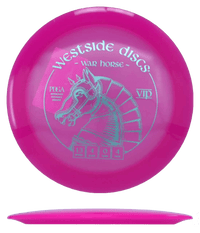 173g - Pink (Sky Blue Foil) VIP Westside Discs War Horse - Skyline Disc Golf