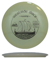 Westside Discs Warship - VIP Moonshine / 177g - Glow (Black) *090* - Skyline Disc Golf