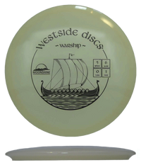 Westside Discs Warship - VIP Moonshine / 177g - Glow (Black) *091* - Skyline Disc Golf
