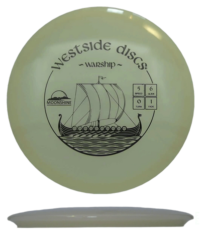 Westside Discs Warship - VIP Moonshine / 177g - Glow (Black) *091* - Skyline Disc Golf