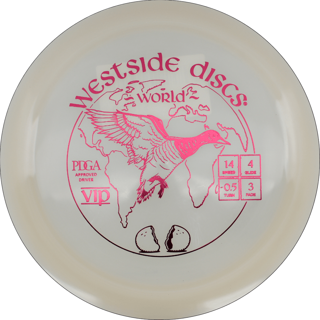 178g - Pearl (Red) *095* VIP Westside Discs World - Skyline Disc Golf