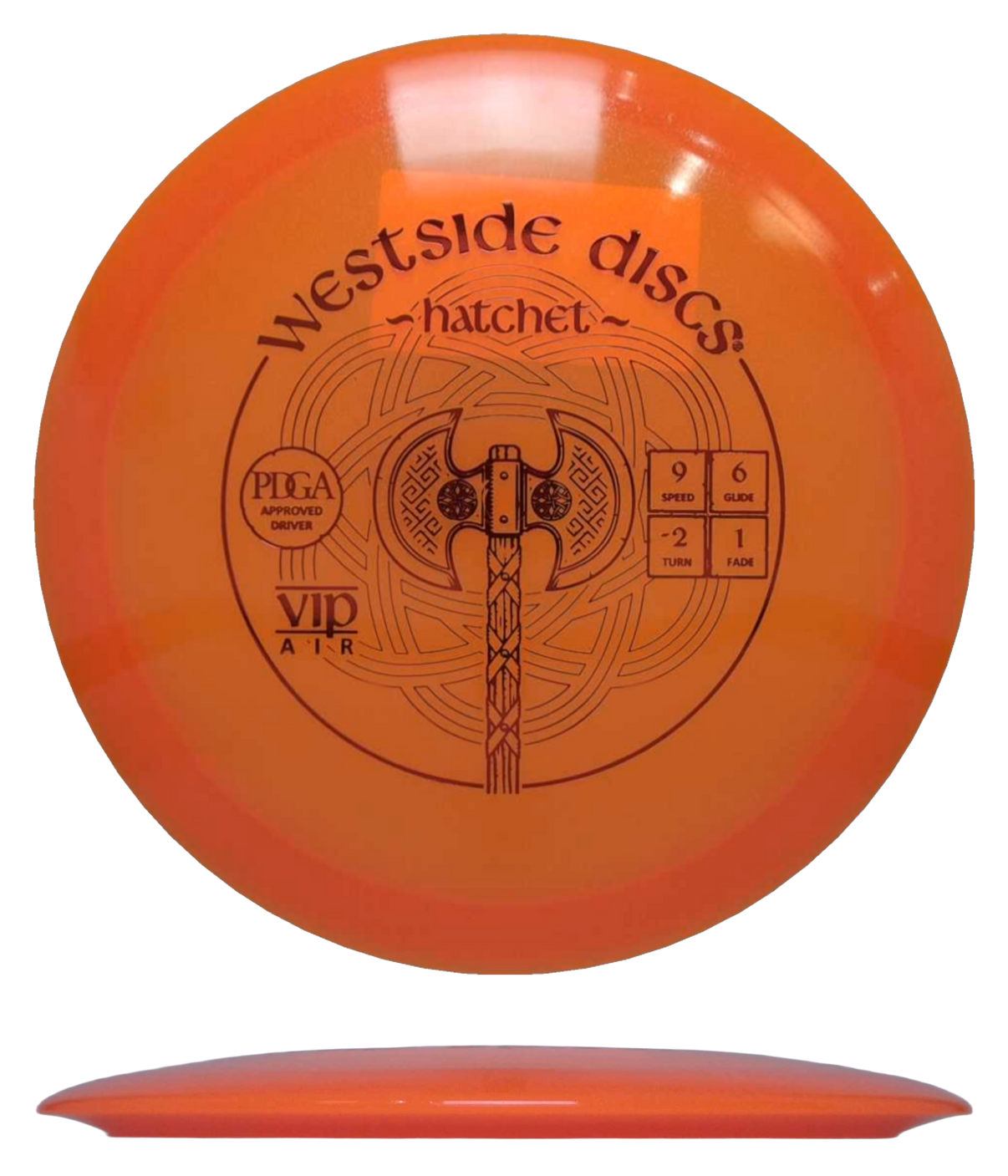 Westside Hatchet - VIP Air / 157g - Orange (Orange Foil) - Skyline Disc Golf