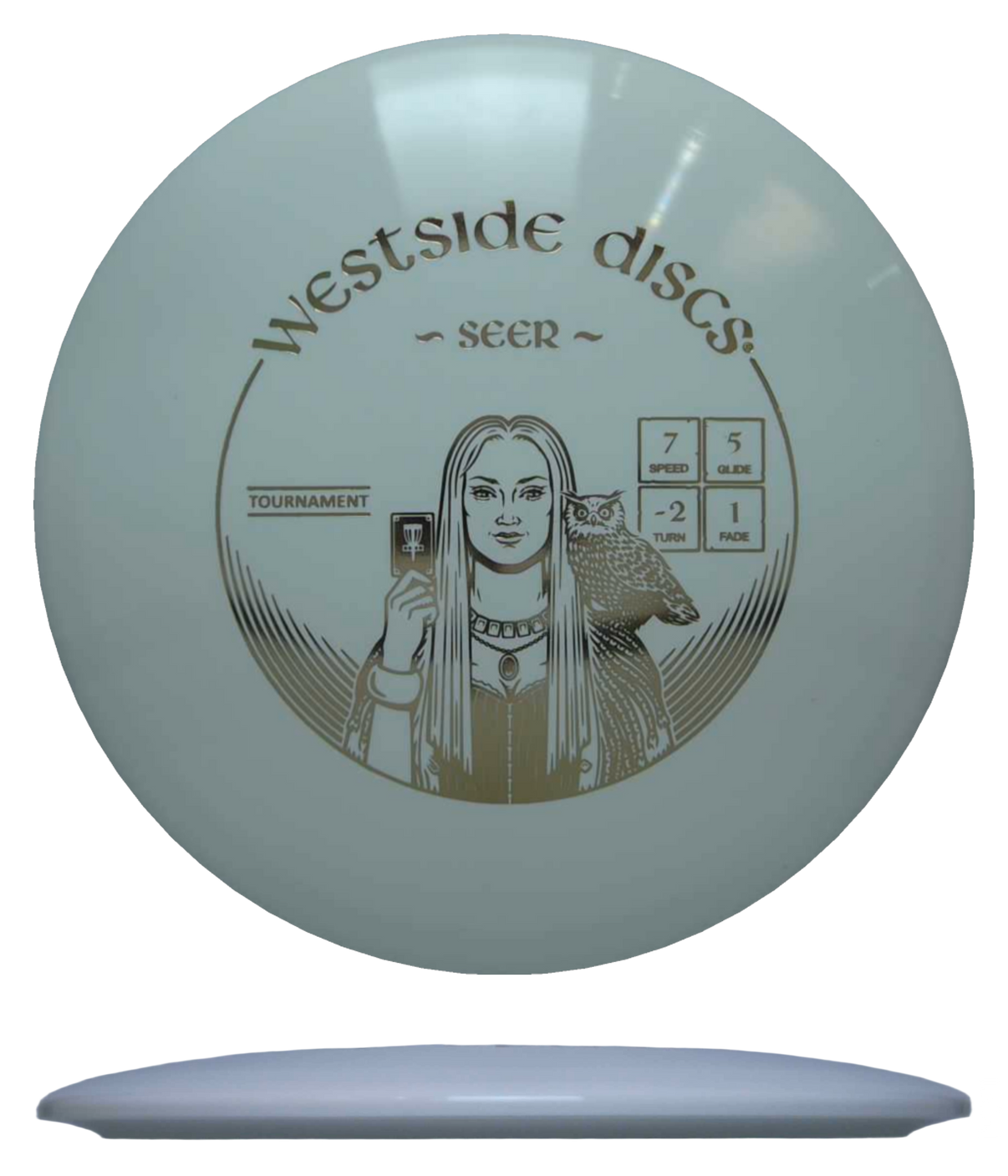 Westside Seer - Tournament / 173g - White (Silver Foil) - Skyline Disc Golf