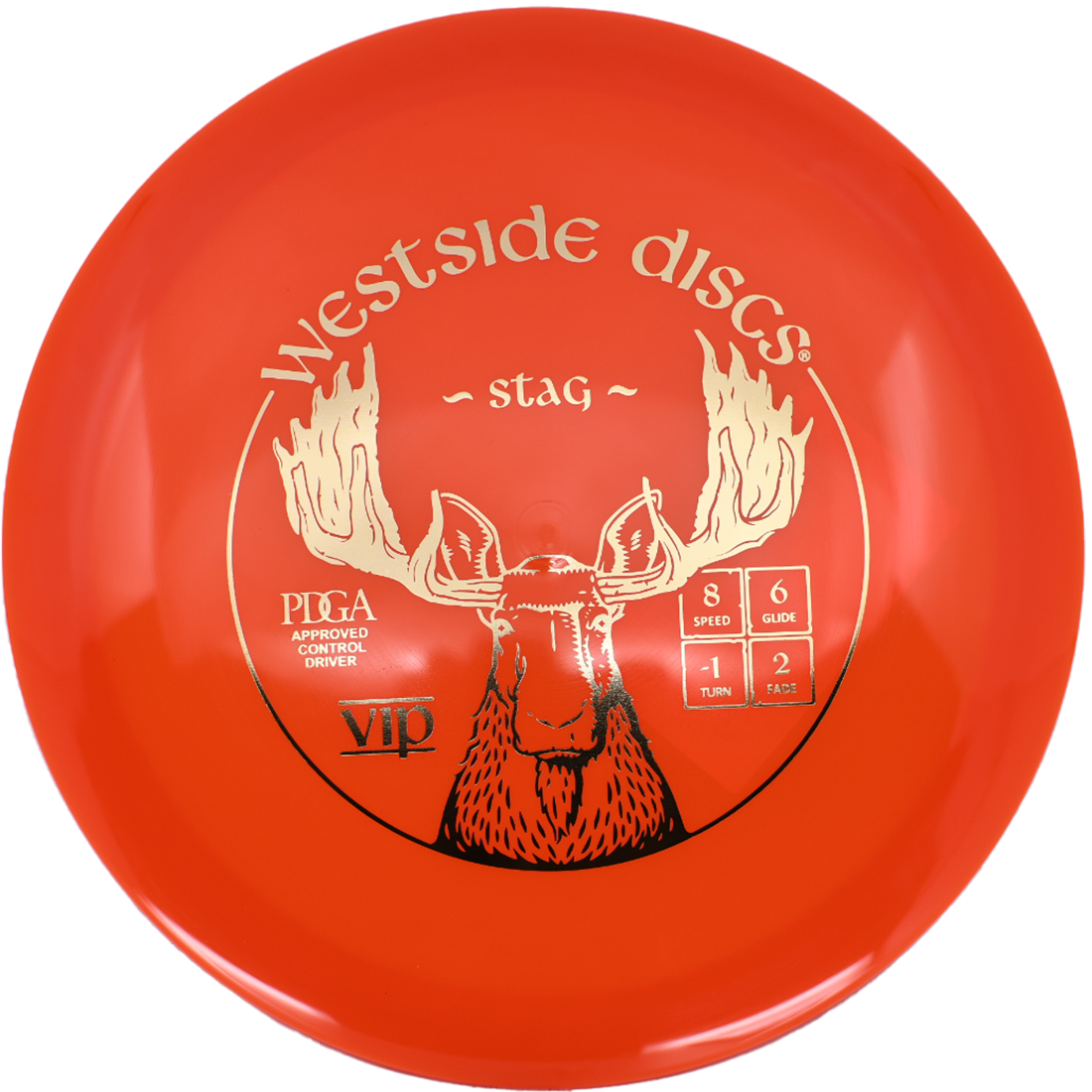 Westside Discs Stag Westside Discs Stag - VIP / 171g - Orange (Gold) - Skyline Disc Golf