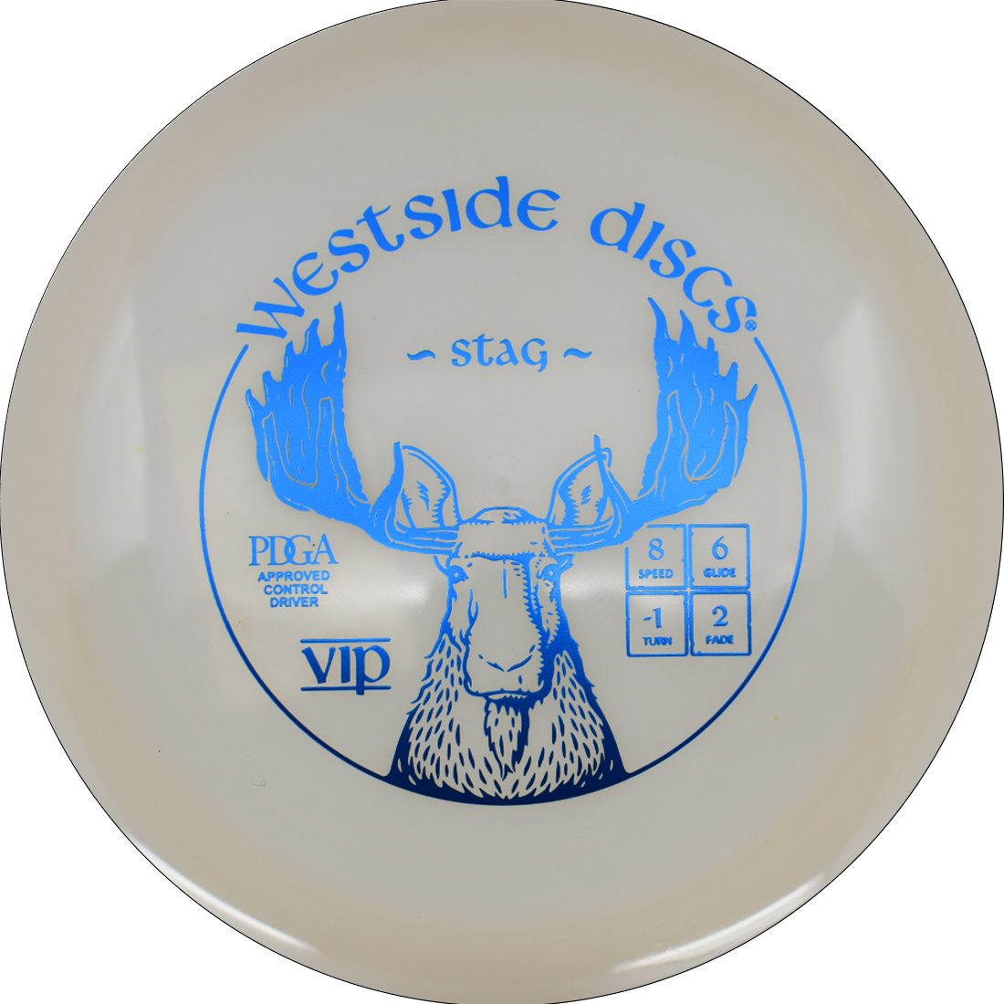 Westside Discs Stag Westside Discs Stag - VIP / 174g - Pearl (Royal Blue) - Skyline Disc Golf