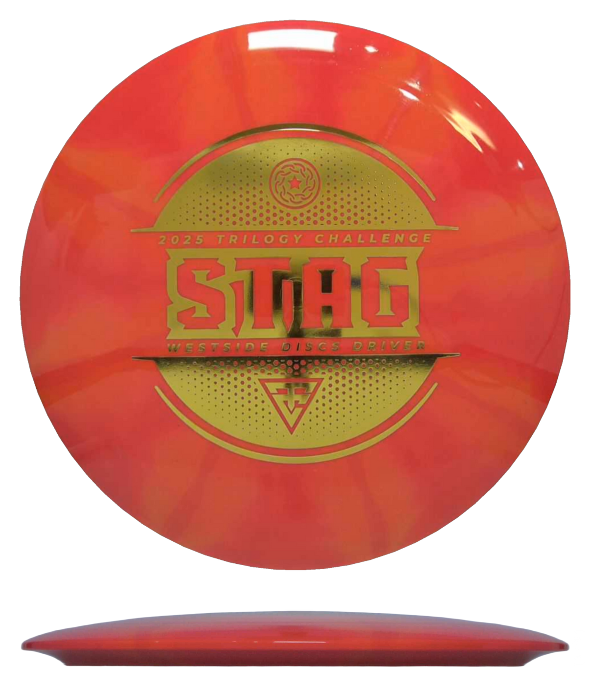 Westside Stag - Tournament Burst / 169g - Orange Burst (Gold Foil - 2025 Trilogy Challenge) - Skyline Disc Golf