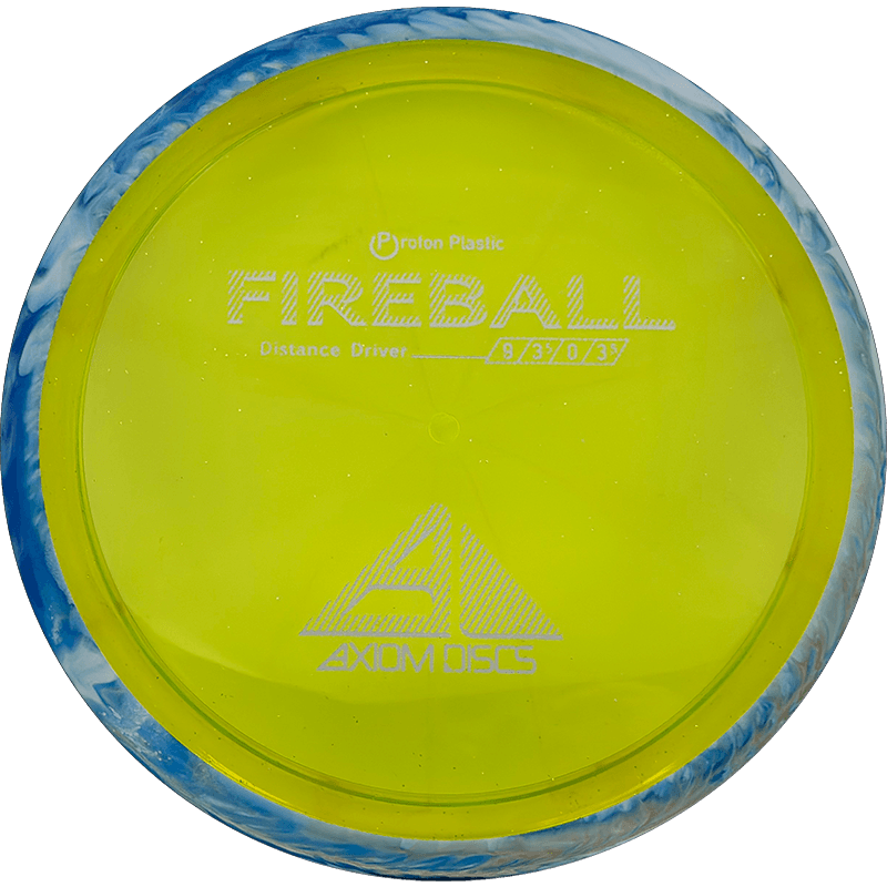 Axiom Fireball Axiom Fireball - Proton / 162g - Yellow w/ Blue Marble Rim (Silver) - Skyline Disc Golf