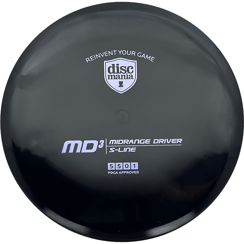 Discmania MD3 Discmania MD3 - S Line / 178g - Black (Lavender Foil) - Skyline Disc Golf