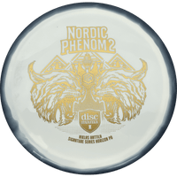 174g - White w/ Black Rim (Gold) Horizon (Nordic Phenom 2) Discmania PD - Skyline Disc Golf
