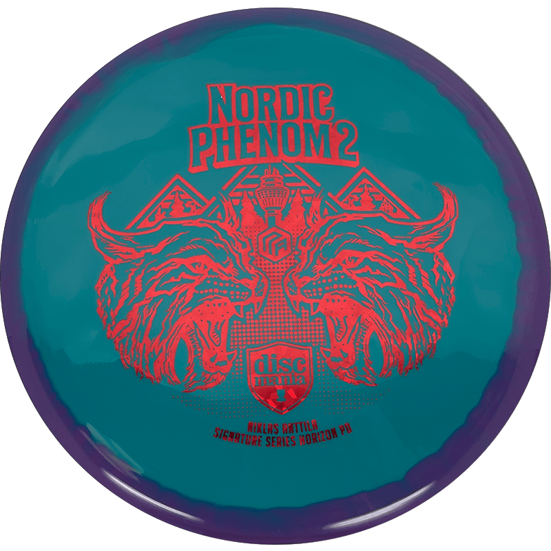 Discmania PD Discmania PD - Horizon (Nordic Phenom 2) / 174g - Teal w/ Violet Rim (Red Shatter) - Skyline Disc Golf