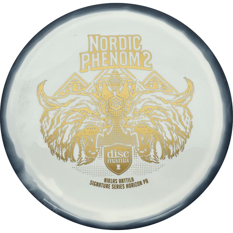 Discmania PD Discmania PD - Horizon (Nordic Phenom 2) / 174g - White w/ Black Rim (Gold) - Skyline Disc Golf