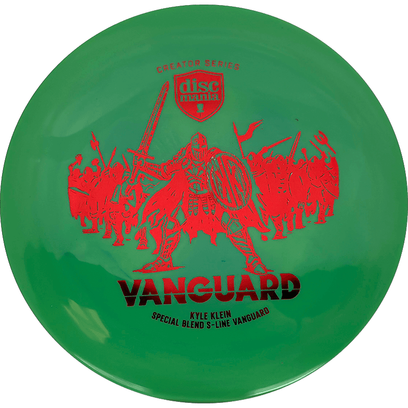 175g - Green Swirl (Red Foil) Special Blend S - Line Discmania Vanguard - Skyline Disc Golf