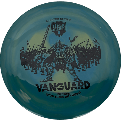 Discmania Vanguard - Kyle Klein Creator Series Discmania Vanguard - Kyle Klein Creator Series - Special Blend S-Line / 172g - Dirty Blue Green Swirl (Black) - Skyline Disc Golf