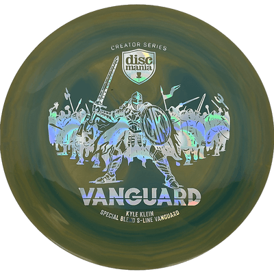 Discmania Vanguard - Kyle Klein Creator Series Discmania Vanguard - Kyle Klein Creator Series - Special Blend S-Line / 175g - Dirty Army Green/Blue Green Swirl (Chrome) - Skyline Disc Golf