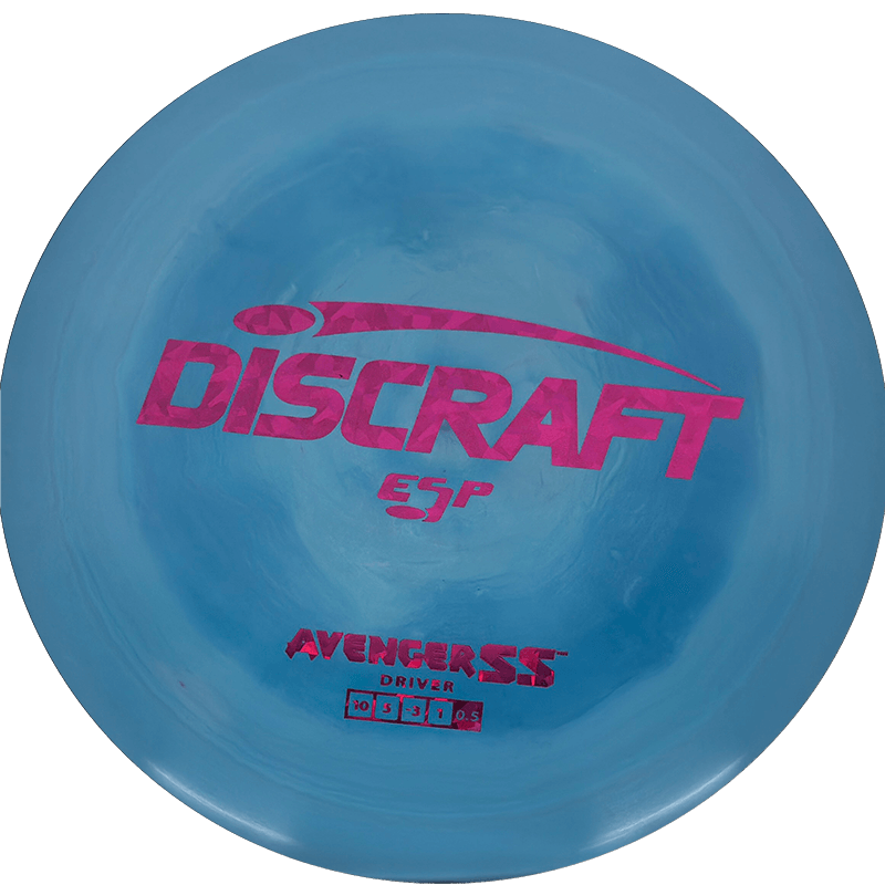 Discraft Avenger SS Discraft Avenger SS - ESP / 173-74g - Blue Swirl (Magenta Shatter) - Skyline Disc Golf