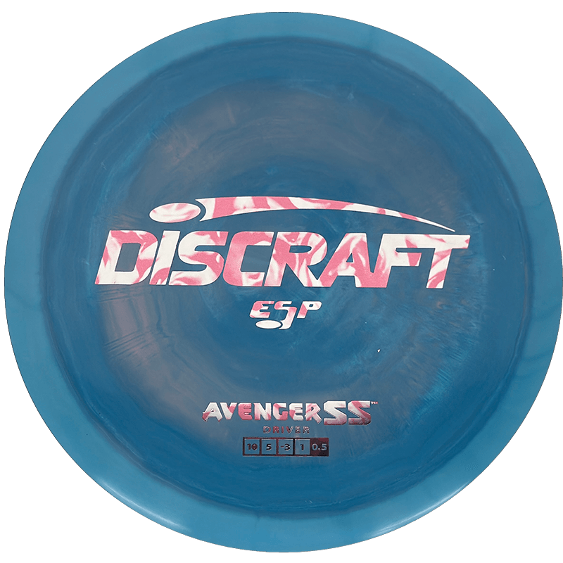 Discraft Avenger SS Discraft Avenger SS - ESP / 173-74g - Blue Swirl (Pink Roses) - Skyline Disc Golf