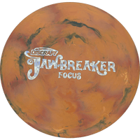 173g - Orange/Charcoal (Silver Shatter) Jawbreaker Discraft Focus - Skyline Disc Golf