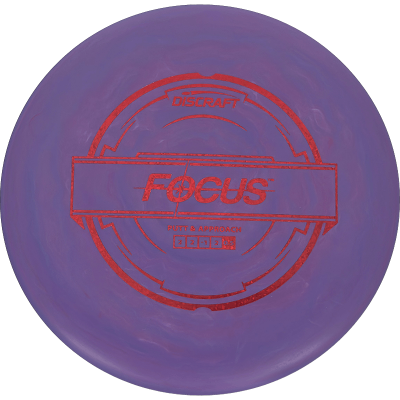 Discraft Focus Discraft Focus - Putter Line / 167g - Purple (Red Shatter) - Skyline Disc Golf