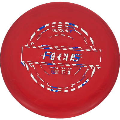 Discraft Focus Discraft Focus - Putter Line / 170g - Red (Flag Foil) - Skyline Disc Golf