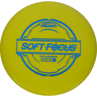 Discraft Focus Discraft Focus - Putter Line Soft / 170g - Yellow (Blue Foil) - Skyline Disc Golf