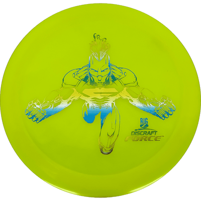 Discraft Force Discraft Force - Big Z / 173-74g - Yellow (Blue/Yellow/Silver Foil) - Skyline Disc Golf