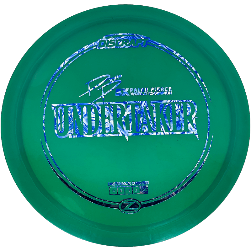 Discraft Undertaker Discraft Undertaker - Z Line / 174g - Green (Blue Roses) - Skyline Disc Golf