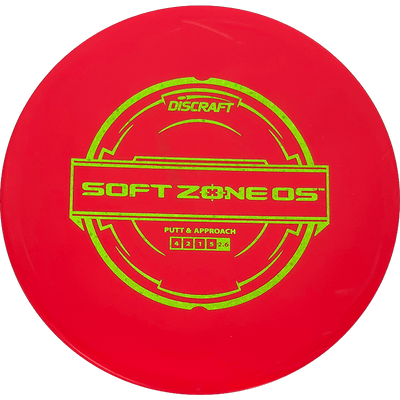 Discraft Zone OS Discraft Zone OS - Putter Line Soft / 170-72g - Red (Gold Green Glitter) - Skyline Disc Golf