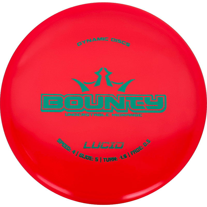 Dynamic Discs Bounty - Lucid / 175g - Red (Green)