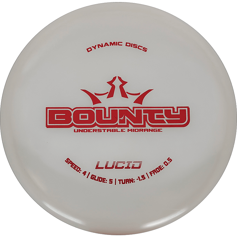 Dynamic Discs Bounty Dynamic Discs Bounty - Lucid / 178g - Pearl (Red) - Skyline Disc Golf